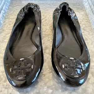 Tory Burch Black Ballet Flats